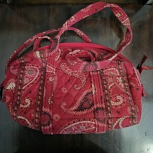 Vera Bradley Paisley Mesa Red Quilted Women's Bag